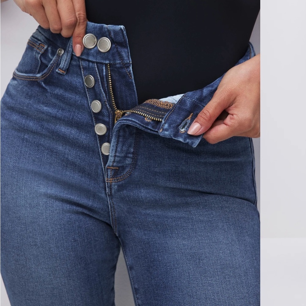 Good American, GOOD WAIST SKINNY SUPER COMPRESSION JEANS size 12/31